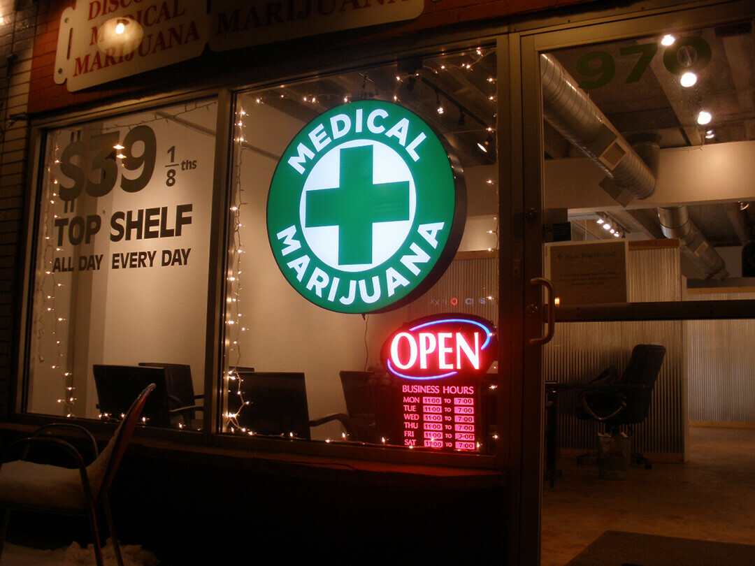 A medical cannabis dispensary in Colorado, one of XX states that allow for medical use of marijuana. (XX states, including Colorado, have also legalized recreational use.) (Photo by XXX / xxxxx)