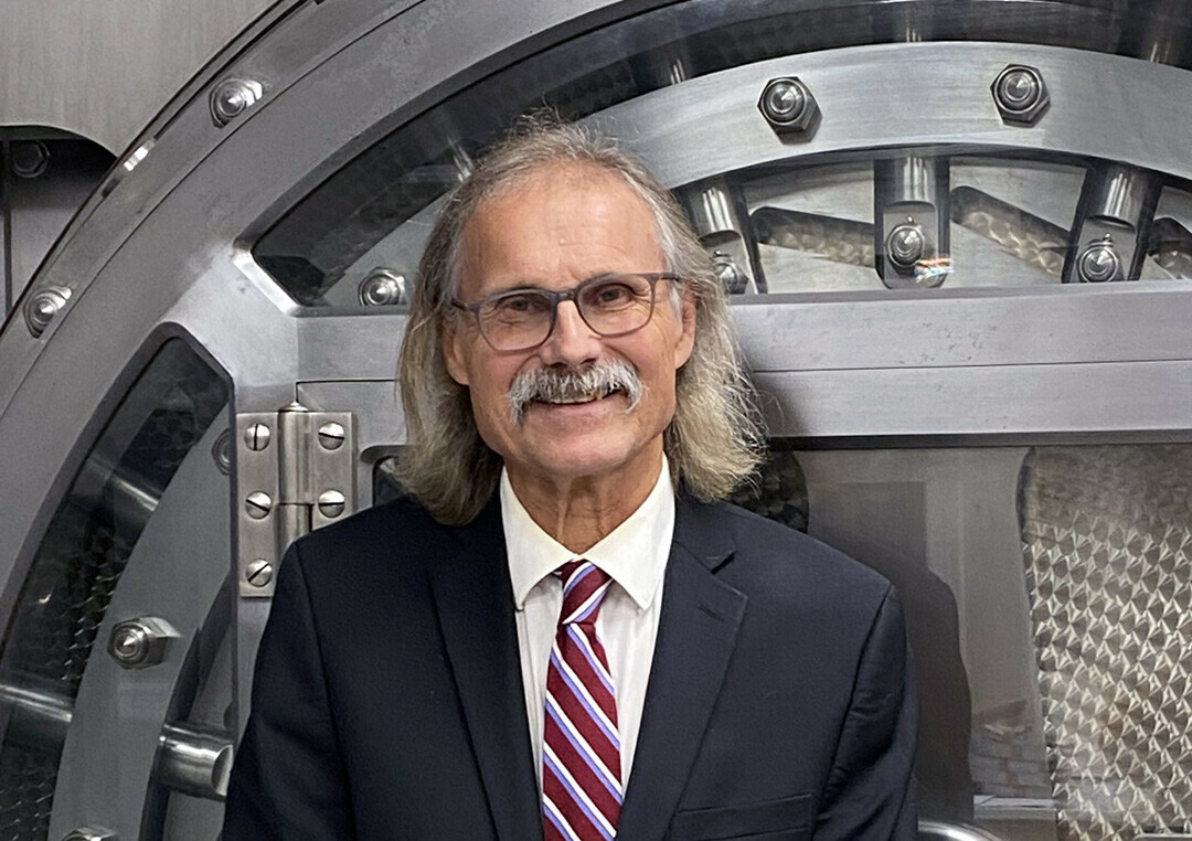 HE'S GOT THIS ACHIEVEMENT LOCKED IN. Jerry Jacobson, president and CEO of Chippewa Falls-based Northwestern Bank, was recent named Wisconsin Banker of the Year. (Submitted photo)