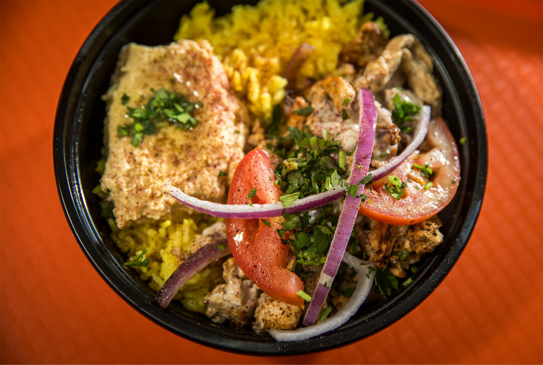 GET IN ON THE SHAWARMA ACTION. With mouthwatering Mediterranean flavors, K's Shawarma opened in the Oakwood Mall on March 1.