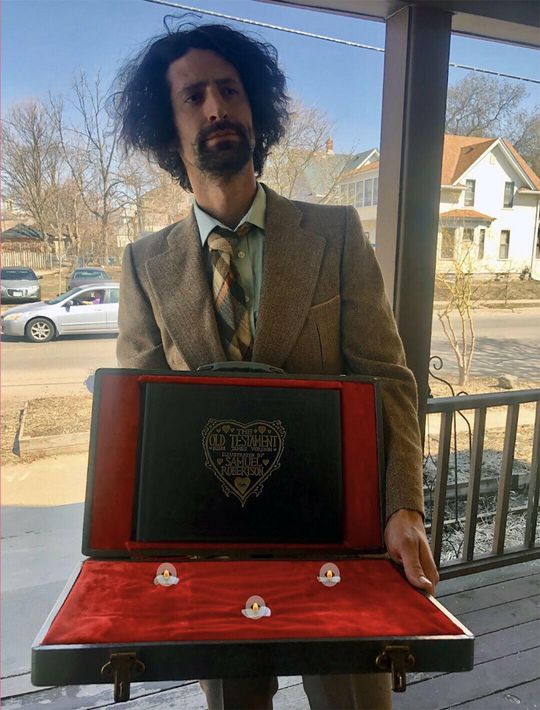 GO FORTH AND MAKE SALES. Artist Sam Robertson, an Eau Claire native, is now the star of his own podcast. (Submitted photo)