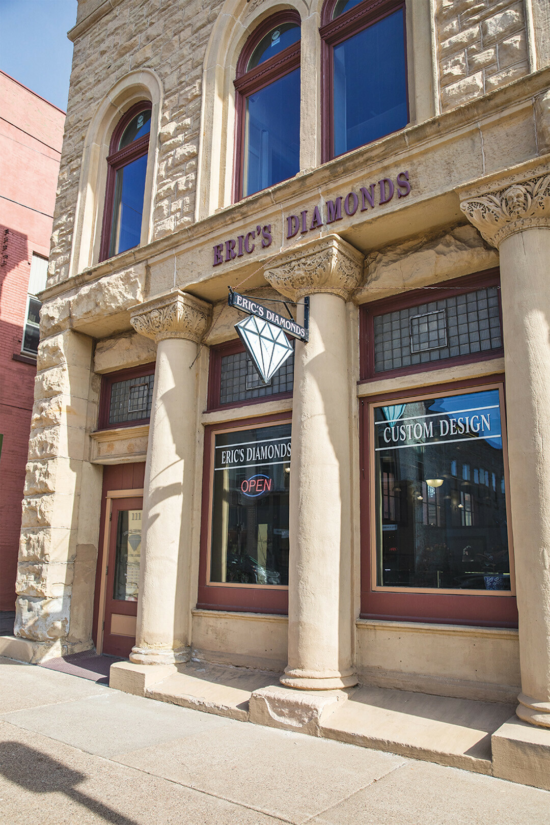 Eric's Diamonds is housed in a historic building at 111 N. Bridge St., Chippewa Falls.