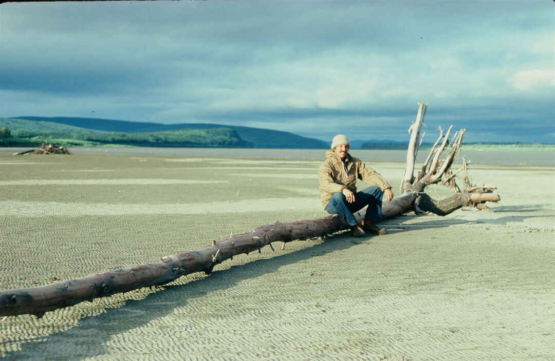 John Hildebrand on the lower park of the Yukon River.