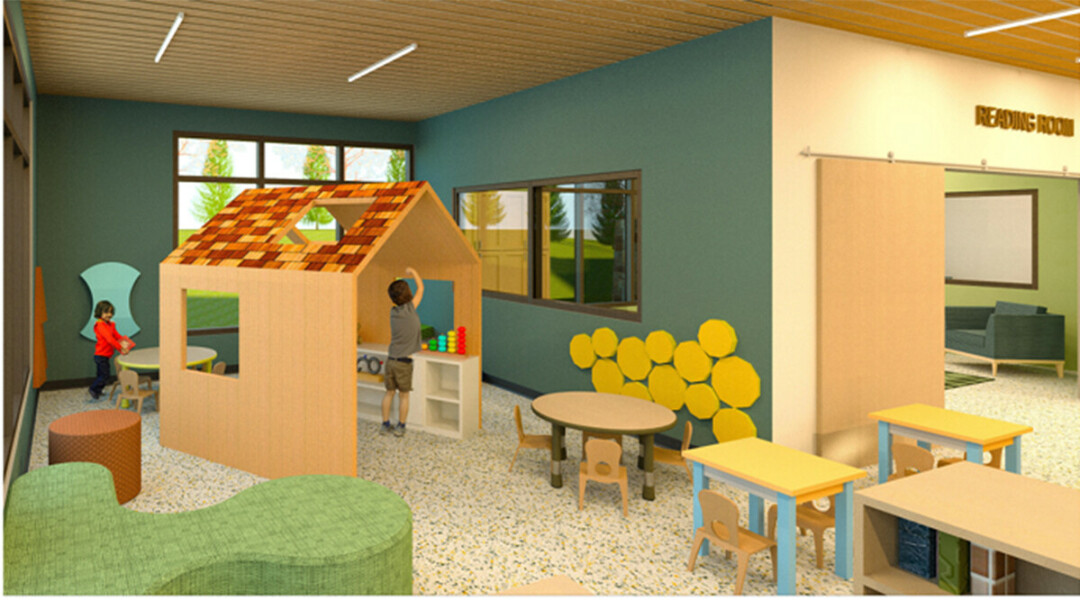 Children's Area in library.