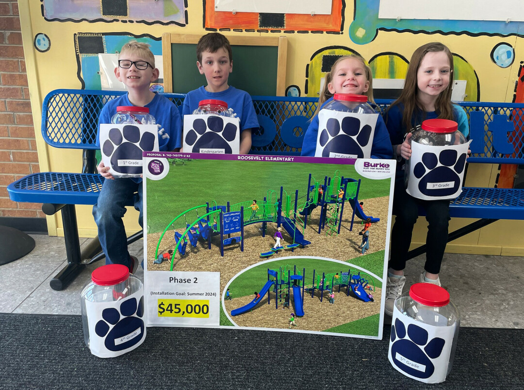PLAYING FOR GOOD. Roosevelt Elementary School's PTA is hoping its upcoming Spaghetti Feed will get them closer to the playground project fundraiser's finish line. (via Roosevelt Elementary's Facebook)