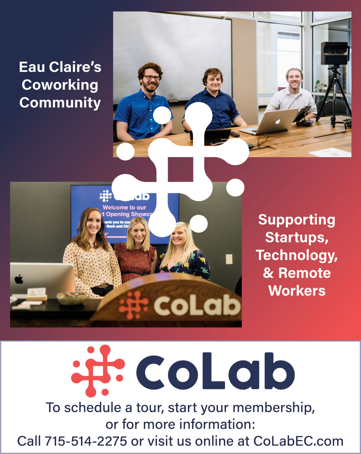 CoLab coworking space Eau Claire