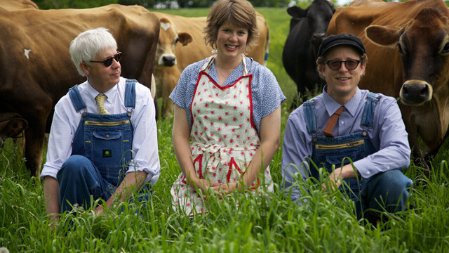 Around the Farm Table's Ricky Witscher (Producer), Inga Witscher (Host), and Joe Maurer (Producer)