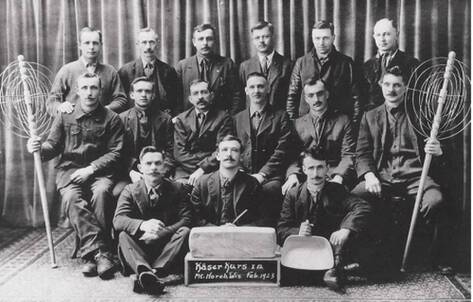 A graduating class of 19th century Wisconsin cheesemakers. At this point, I'm convinced 