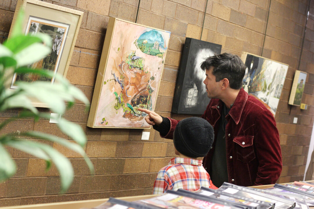 The L.E. Phillips Memorial Public Library in downtown Eau Claire hosts year-round art exhibits.