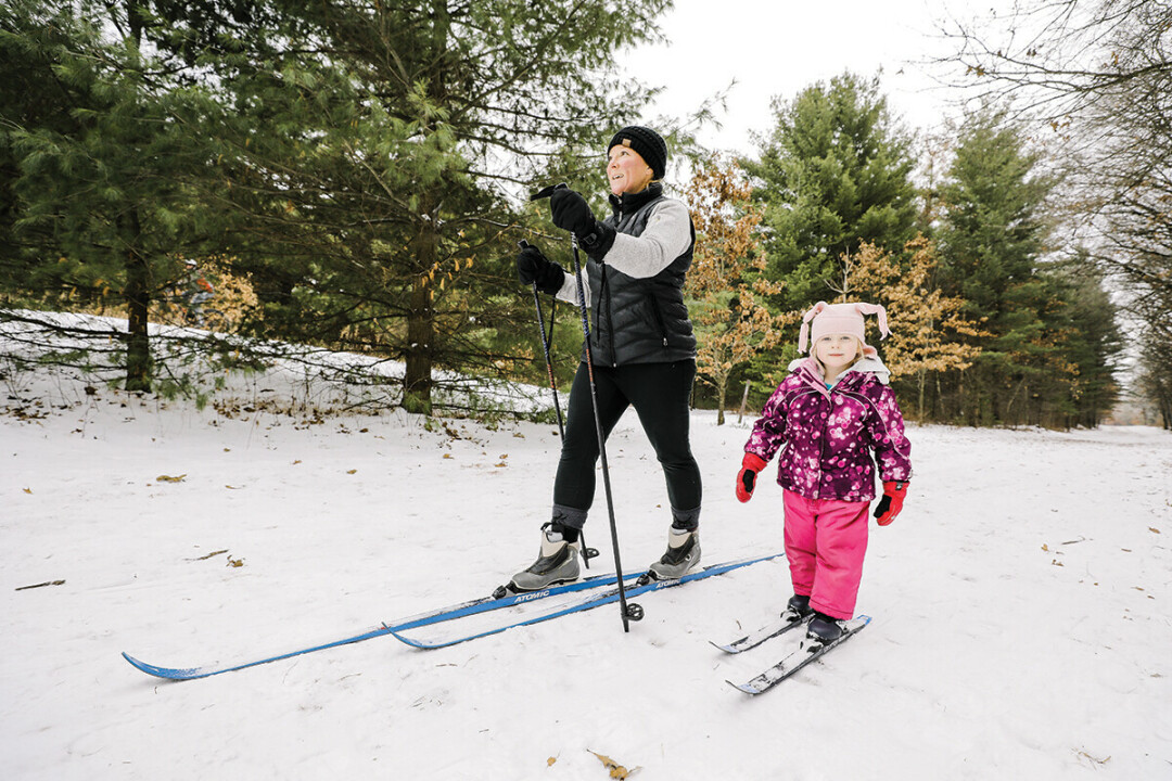 Lowes Creek County Park is a great place to bust out the skis – large or small!